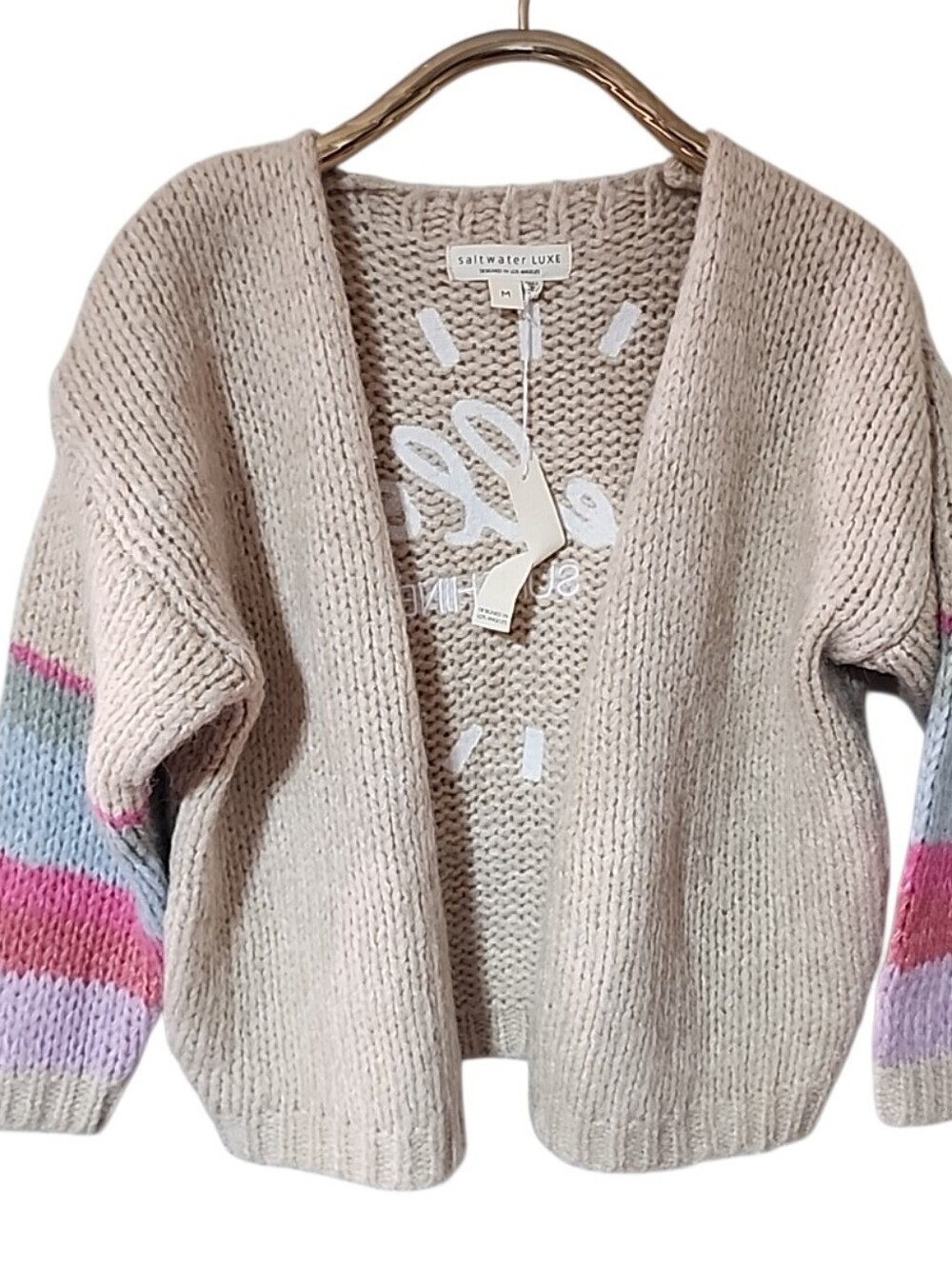 Saltwater Luxe Sweater Cardigan. Nwt..Medium - Picture 2 of 6
